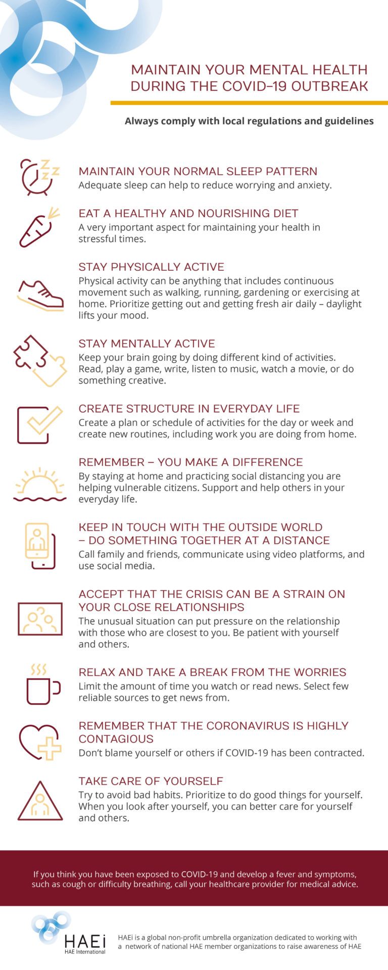 Maintain Your Mental Health Break During the COVID-19 Outbreak [Infographic]