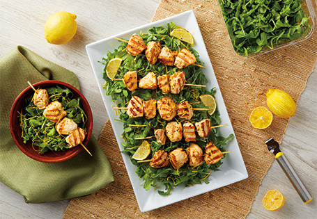 Healthy Warm Weather Grilling: Grilled Herb Chicken Skewers